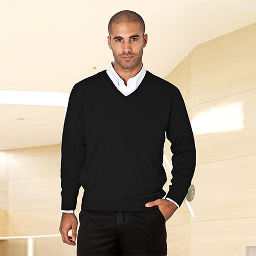 CKL V-Neck Wool-Mix Jumper