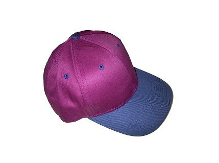 Contrast Peak 6 Panel Cotton Baseball Cap