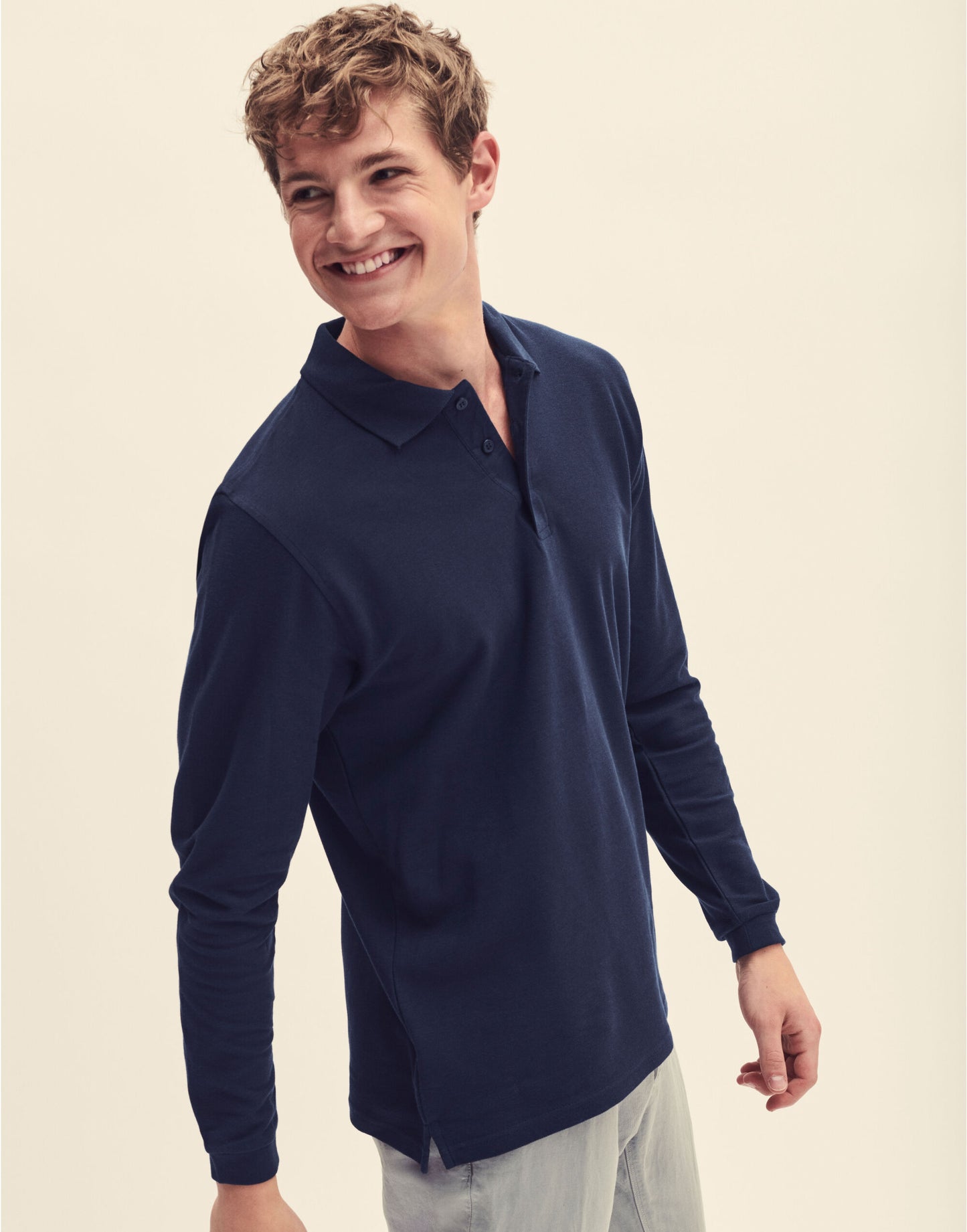 Fruit of the Loom Premium Long Sleeve Polo