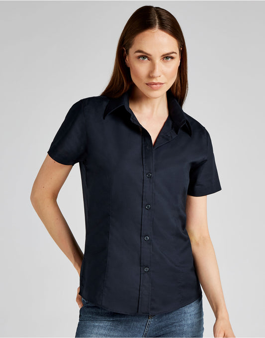 KK360 Kustom Kit Workwear Womens Oxford Shirt Short Sleeve
