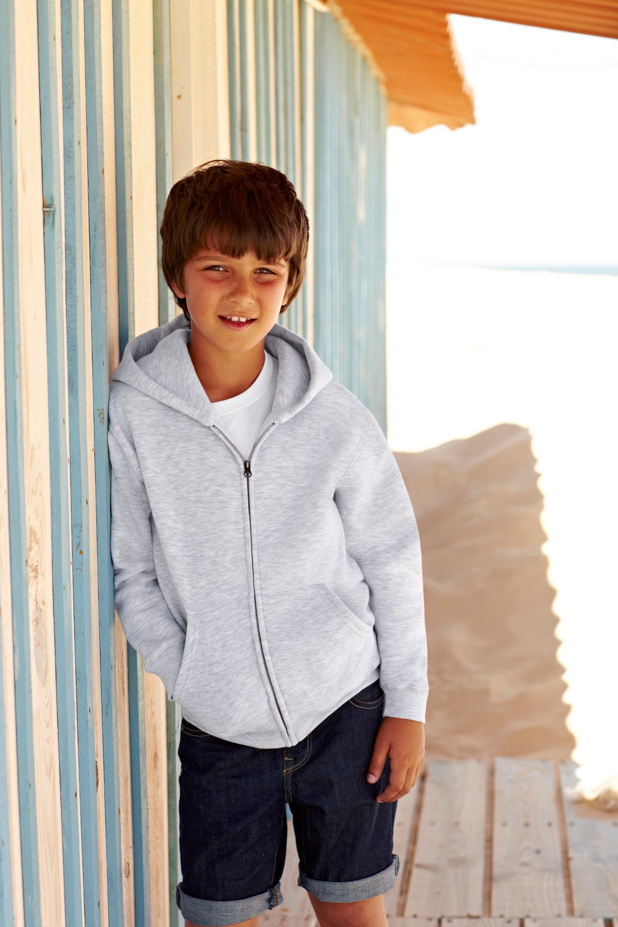 Fruit of the Loom Kids Zip Through Hooded Sweat