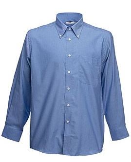 Fruit of the Loom Long Sleeve Oxford Shirt