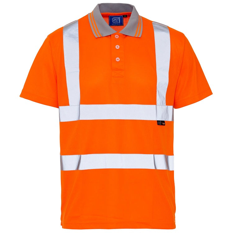 SuperTouch Hi Vis Bird Eye Polo Shirt