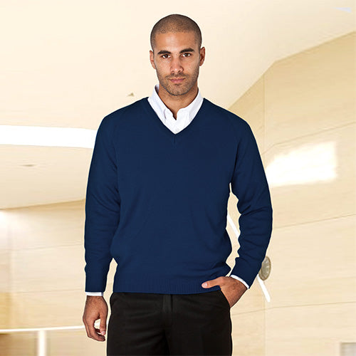 CKL V-Neck Wool-Mix Jumper