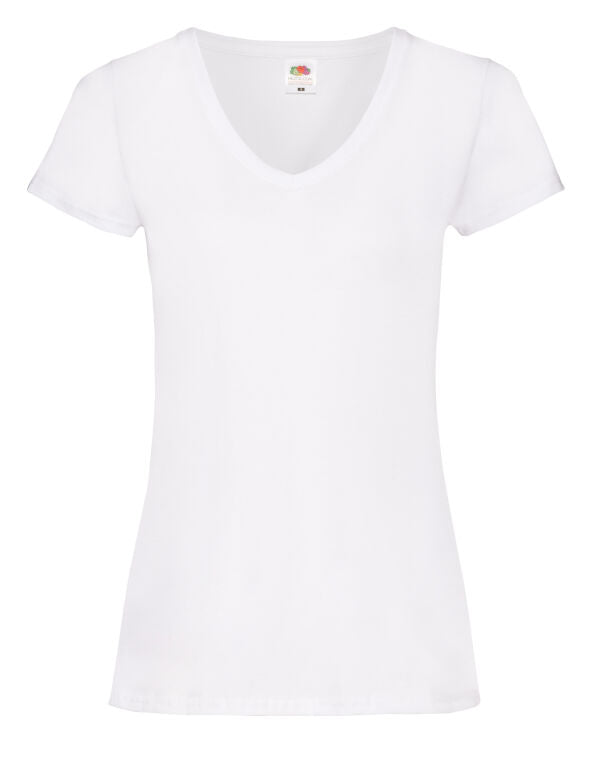 Fruit of the Loom Ladyfit V-neck Valueweight T