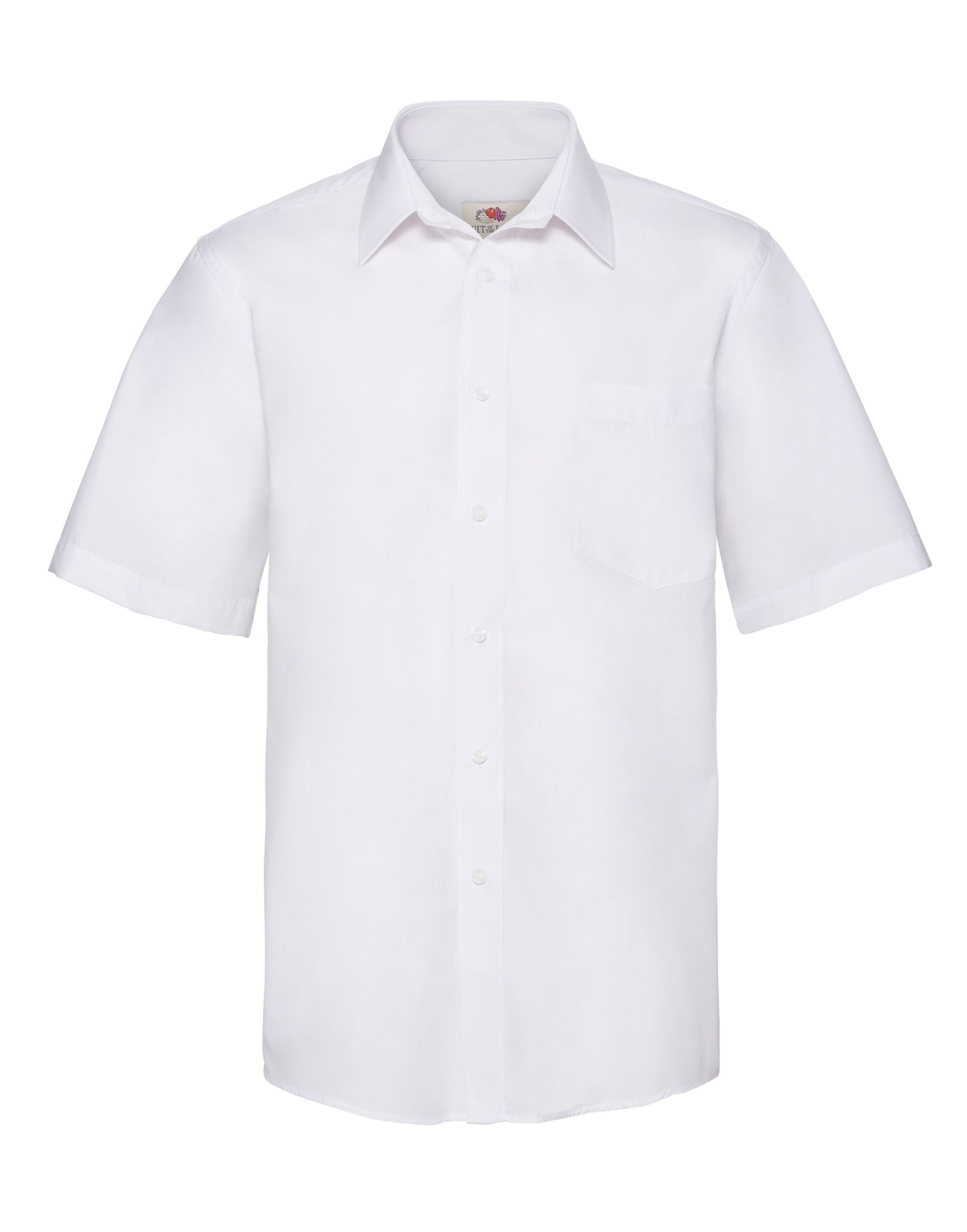 Fruit of the Loom Short Sleeve Poplin Shirt