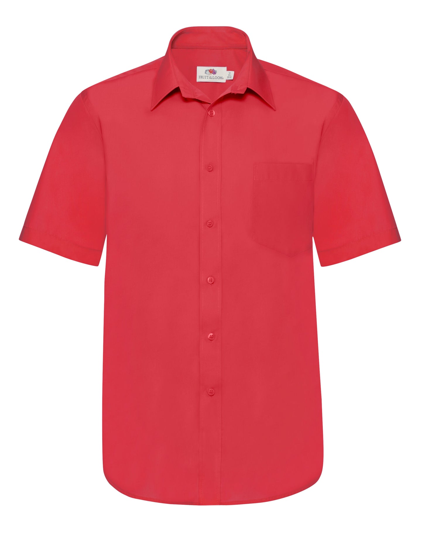 Fruit of the Loom Short Sleeve Poplin Shirt