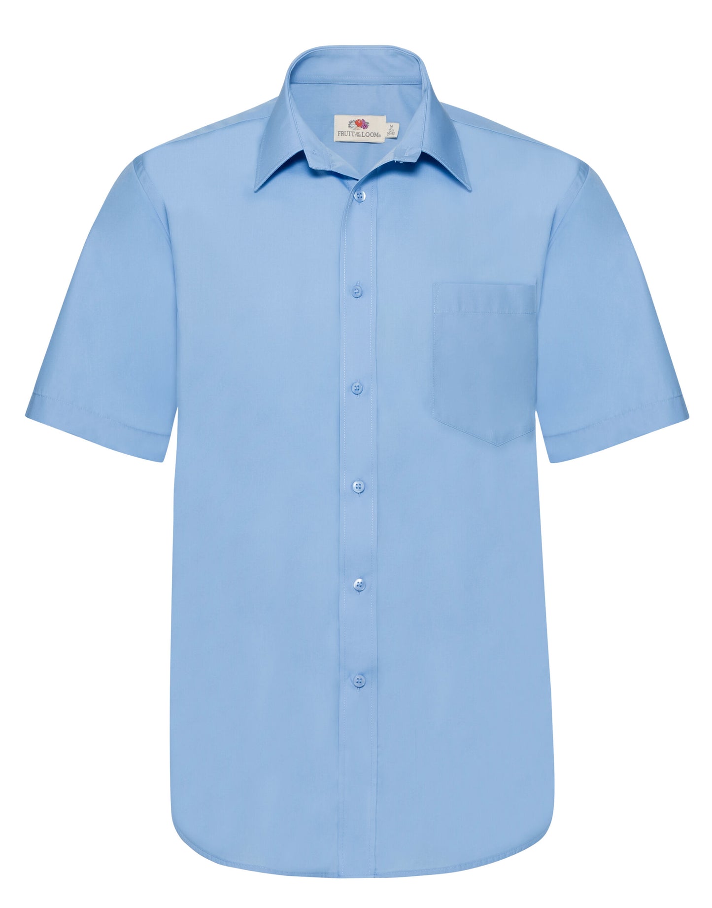 Fruit of the Loom Short Sleeve Poplin Shirt