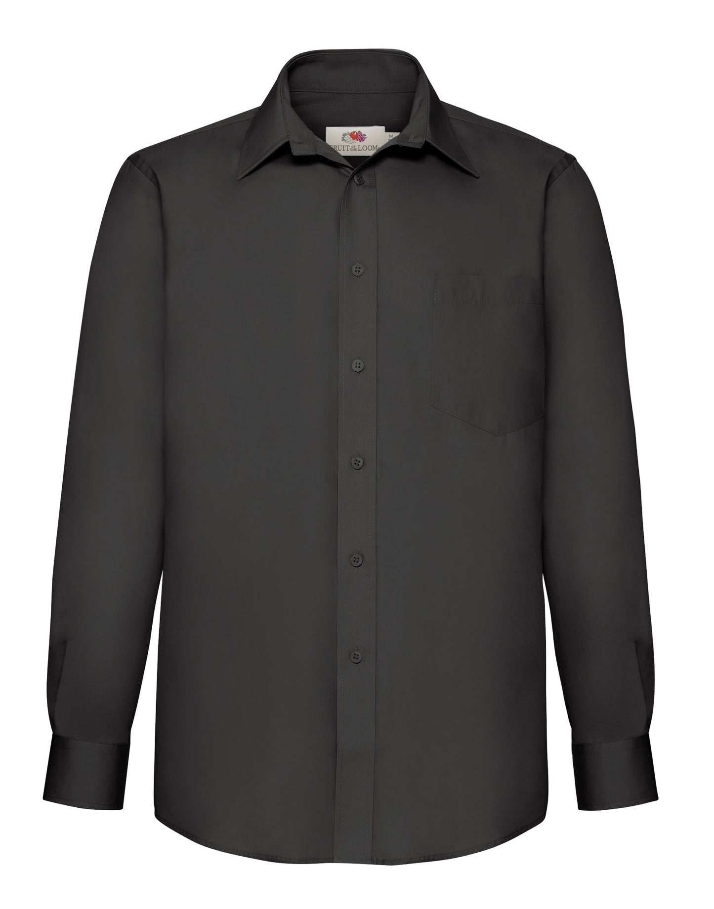 Fruit of the Loom Long Sleeve Poplin Shirt