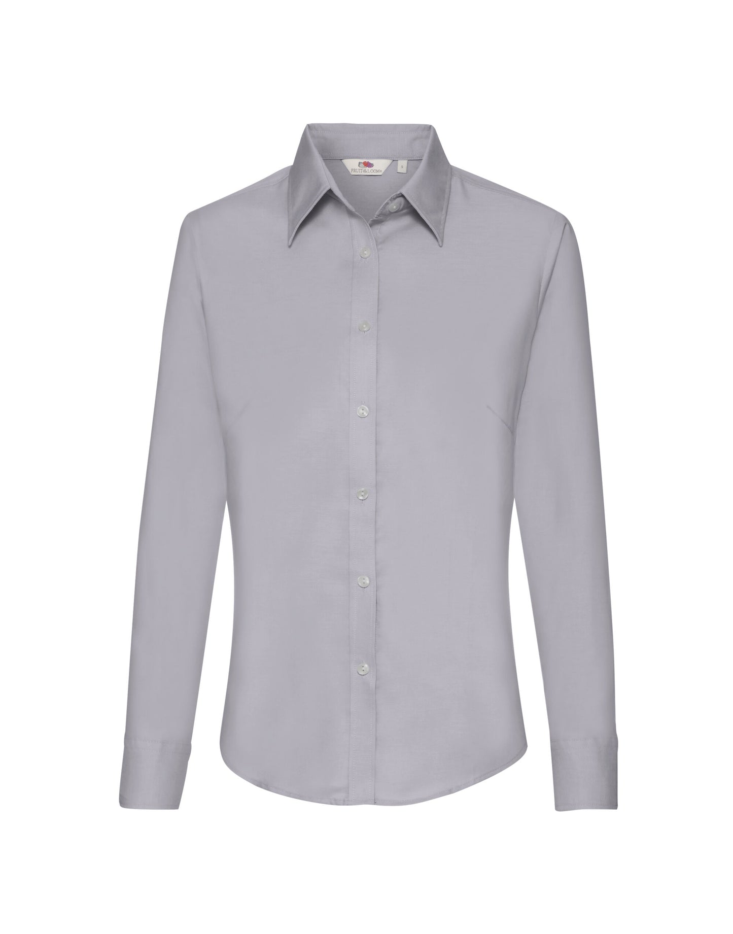 Fruit of the Loom Lady-Fit Long Sleeve Oxford Shirt