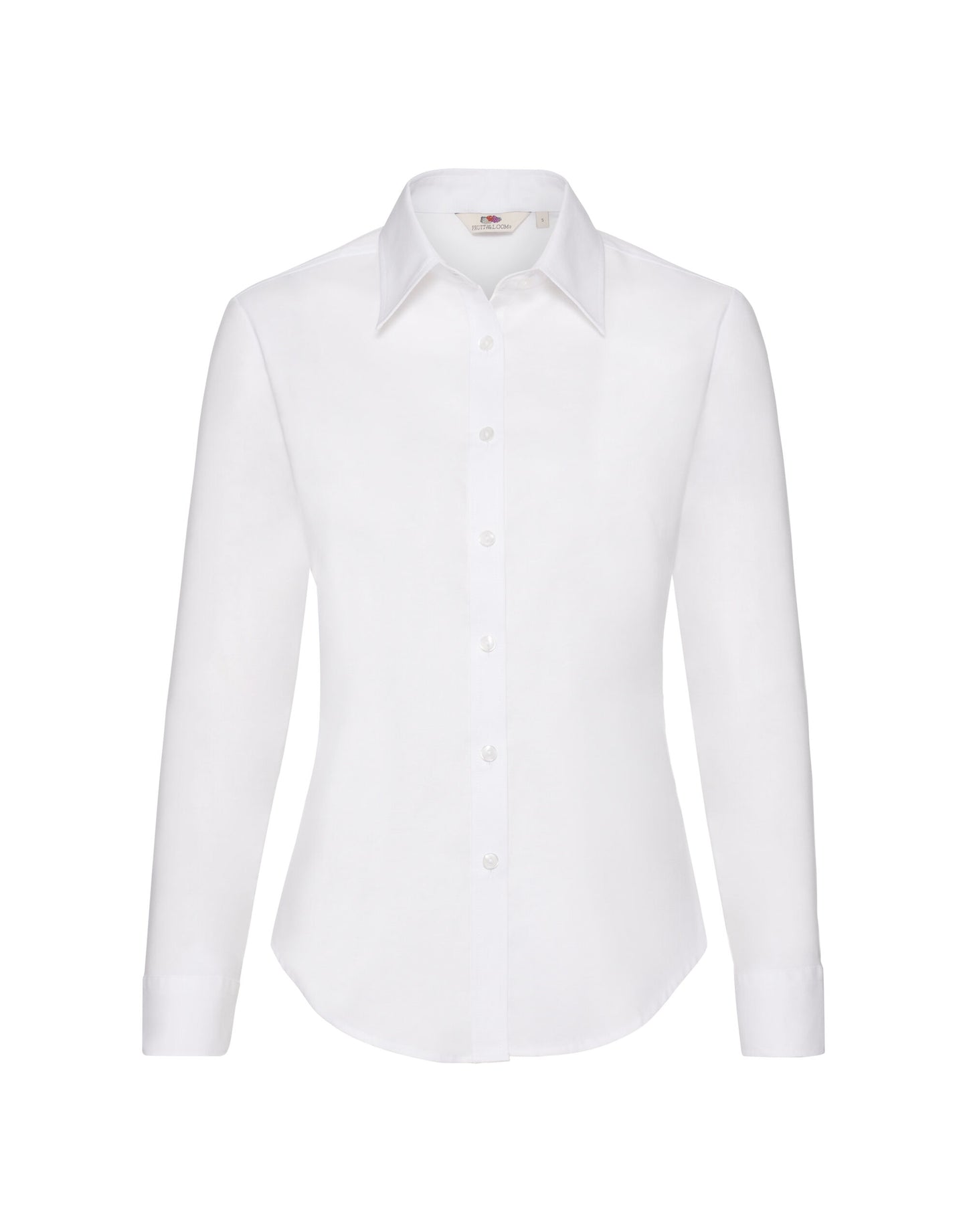 Fruit of the Loom Lady-Fit Long Sleeve Oxford Shirt