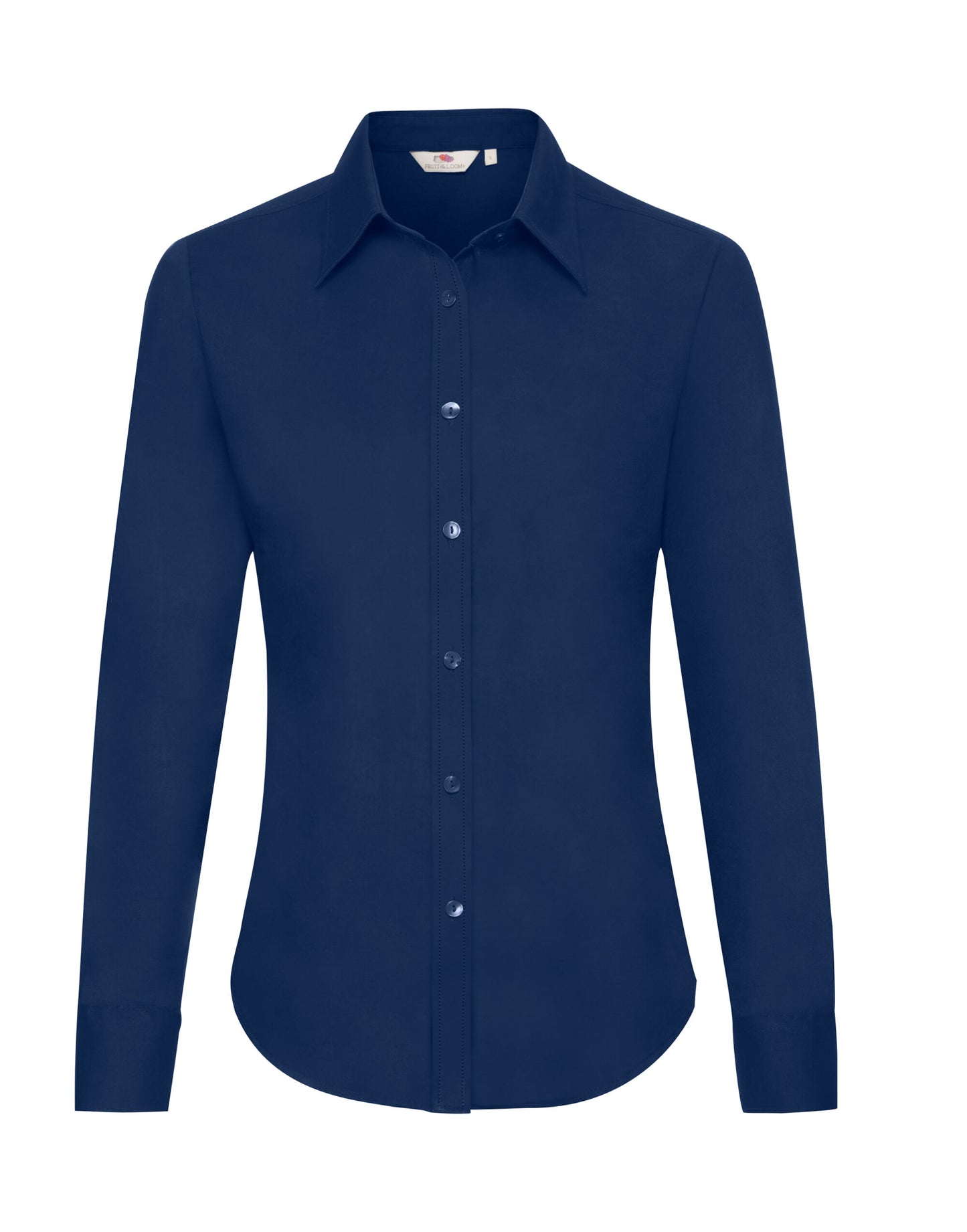 Fruit of the Loom Lady-Fit Long Sleeve Oxford Shirt