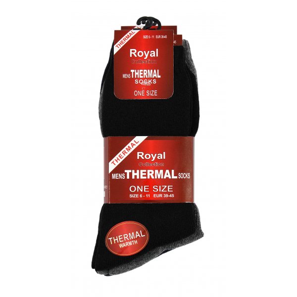 10 Pairs Royal Collection Mens Thermal Socks