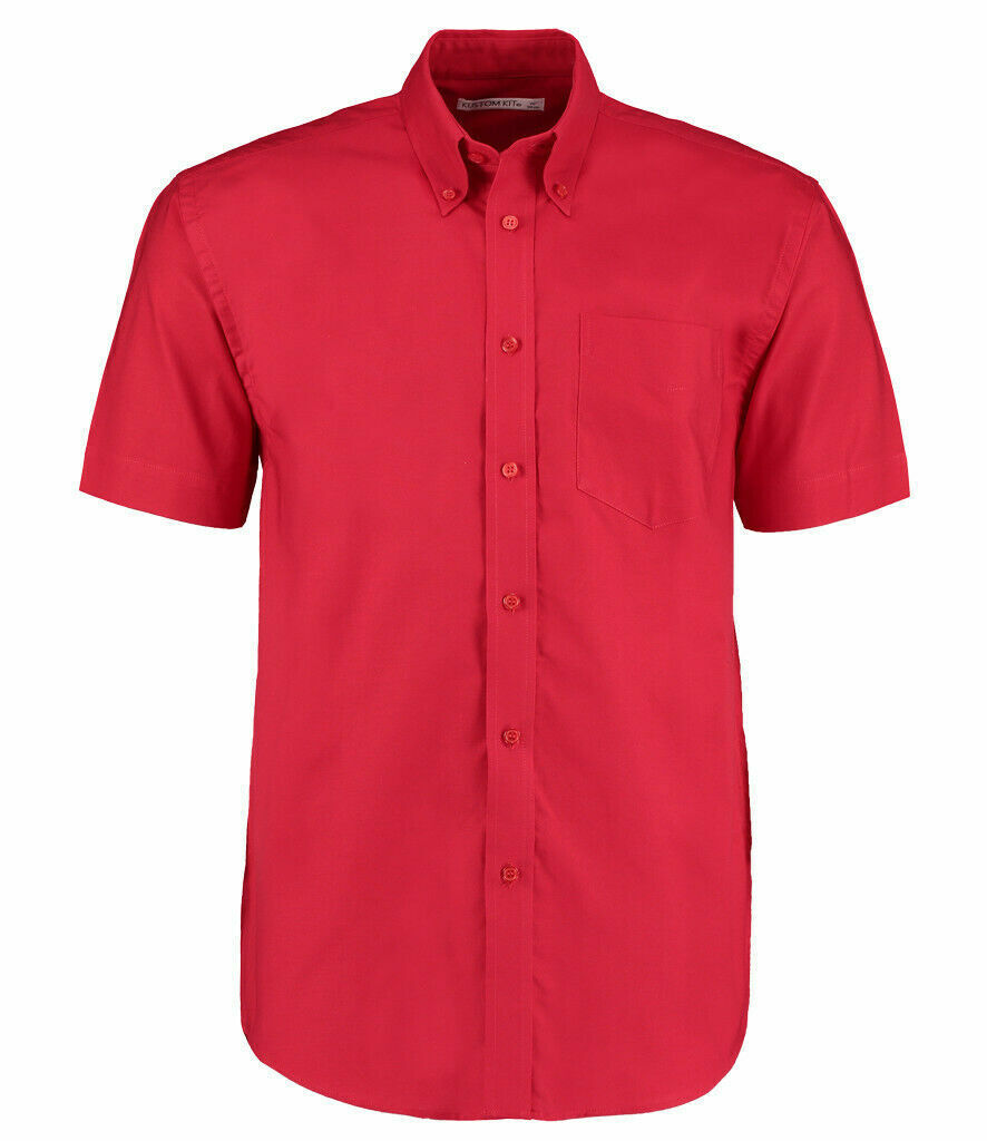 KK350 Kustom Kit Workwear Oxford Shirt Short Sleeve