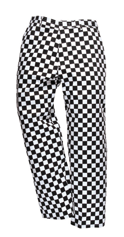 Portwest Harrow Chess Board Chef's Trouser