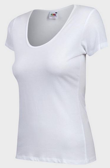 Fruit of the Loom Ladyfit Lightweight Scoop-neck T