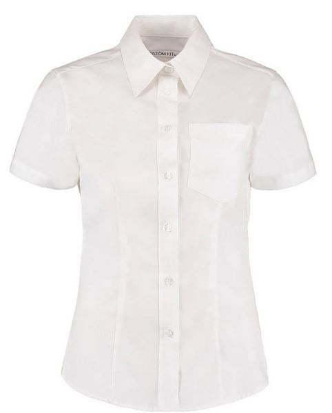 KK719 Kustom Kit Womens Pocket Oxford Shirt Short Sleeve