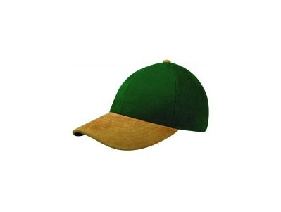 Contrast Suede Peak Baseball Cap