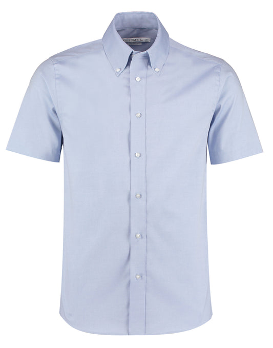 KK187 Kustom Kit Tailored Fit Premium Oxford Short Sleeve Shirt