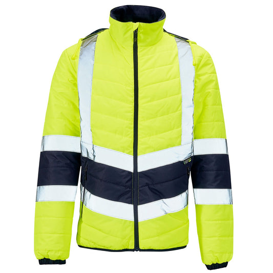 Supertouch Hi-Vis 2 Tone Puffer Jacket