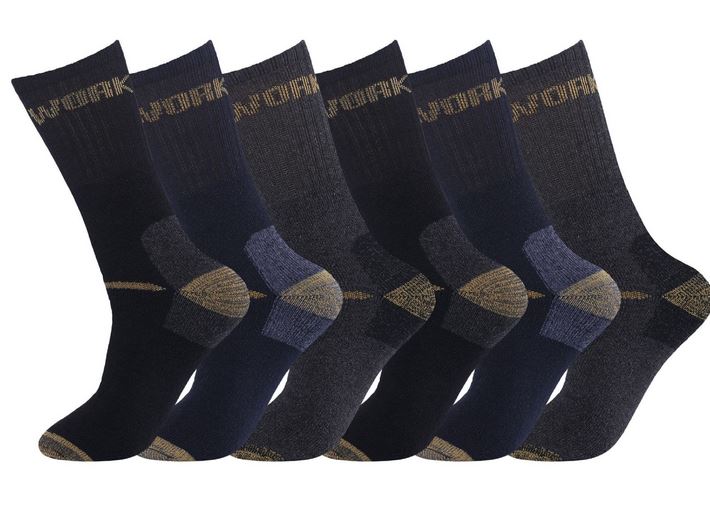 12 Pairs Mens Basic Work Socks