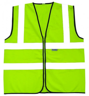 Step Ahead Zipper Fastening & ID holder Workwear Hi Vis Safety Vests