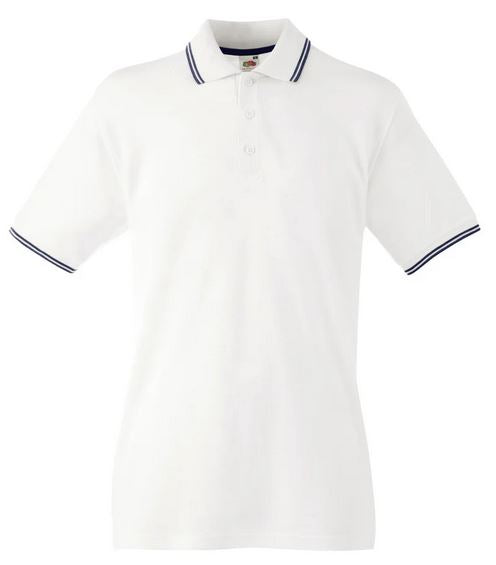 Fruit of the Loom Twin Stripe Tipped Polo